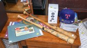 TWO AUTOGRAPHED BASEBALL BATS