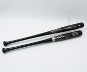 TWO AUTOGRAPHED BASEBALL BATS