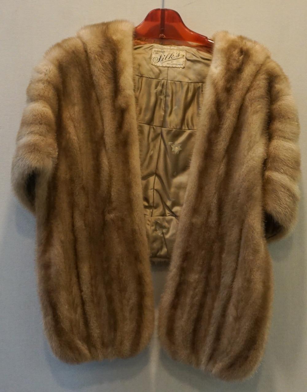 TWO AUTUMN HAZE MINK STOLES AND A