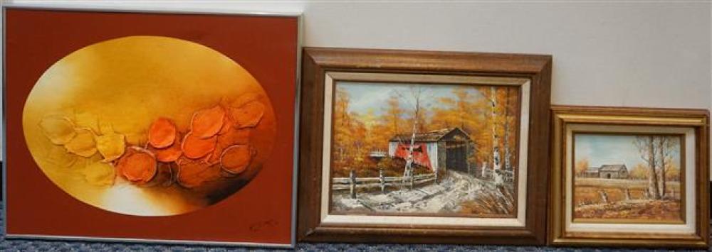 TWO AUTUMN LANDSCAPES OF COVERED