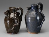 Two B. B. Craig snake jugs (Bu