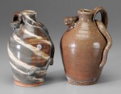 Two B. B. Craig snake jugs (Bu