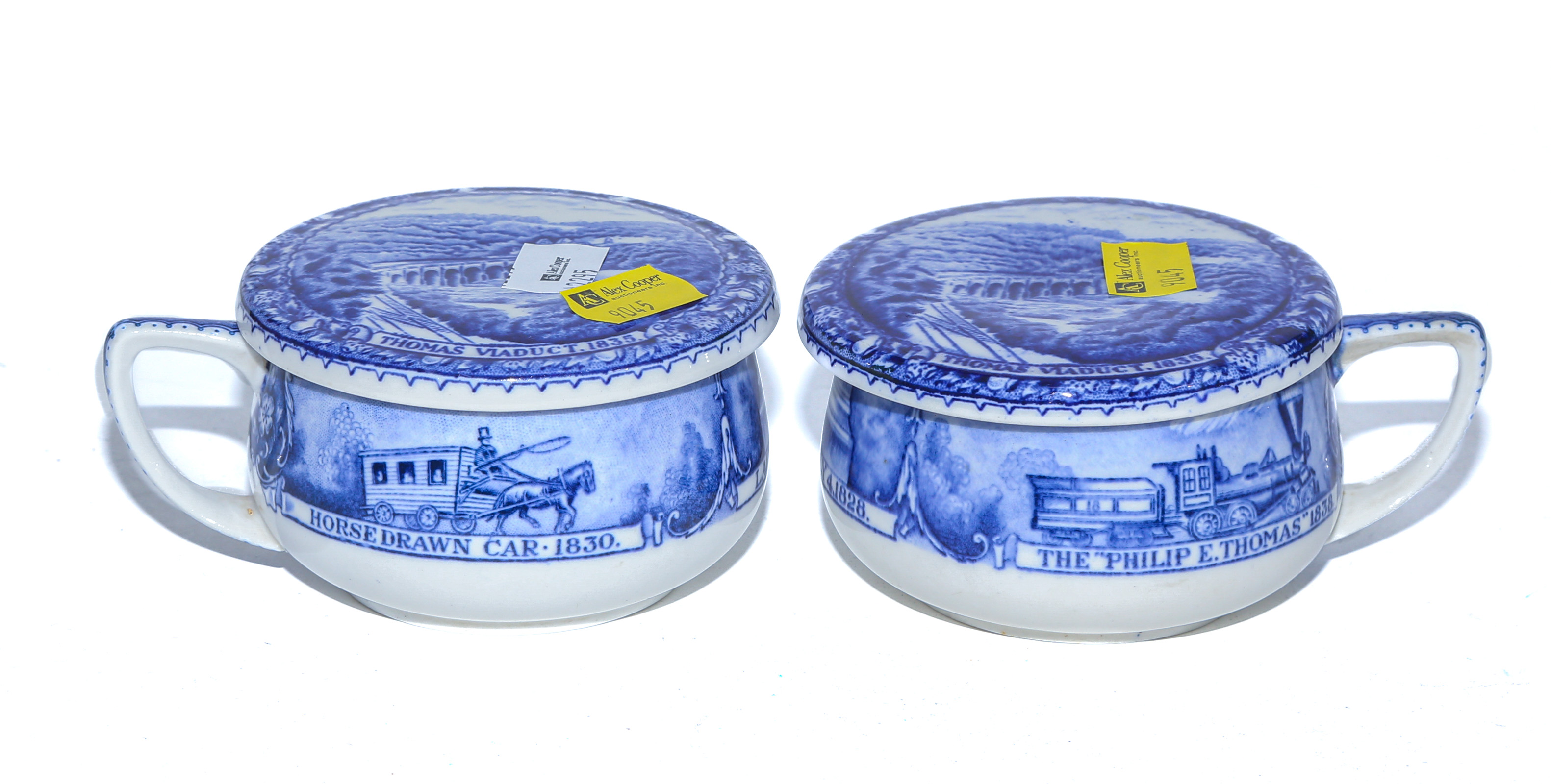 TWO B & O LAMBERTON COFFEE CUPS