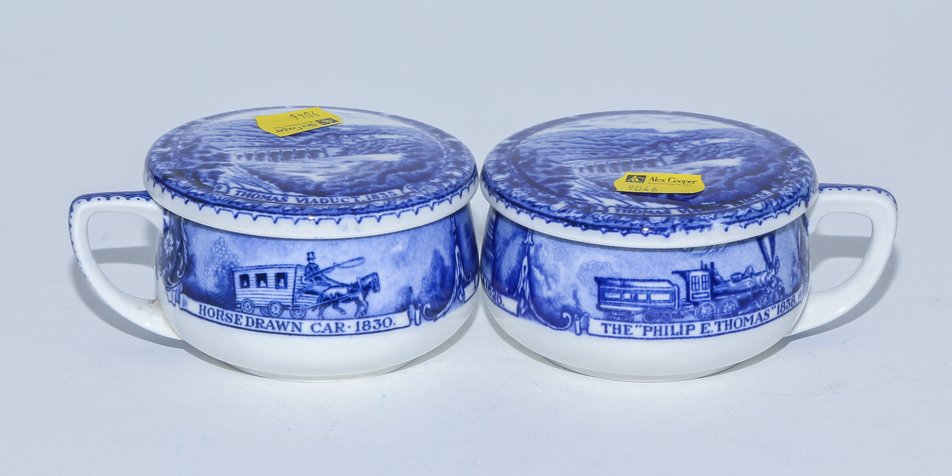 TWO B & O LAMBERTON COFFEE CUPS