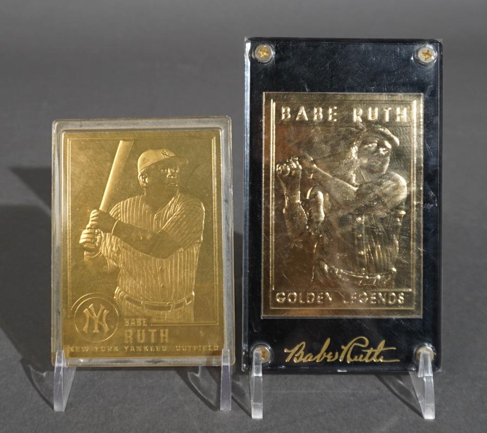 TWO BABE RUTH GOLDEN LEGENDS