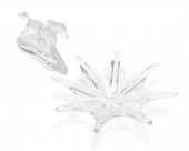 TWO BACCARAT CRYSTAL DECORATIV