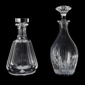 TWO BACCARAT DECANTERS, 'MASSE