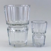 TWO BACCARAT "EDITH" CRYSTAL M