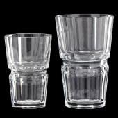 TWO BACCARAT  EDITH  CRYSTAL V