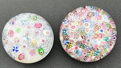 TWO BACCARAT MILLEFIORI