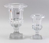 TWO BACCARAT “MUSEE DES CRISTA