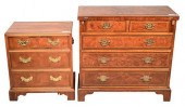 TWO BAKER CHESTS, TO INCLUDE O