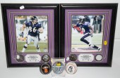 TWO BALTIMORE RAVENS FRAMED PH