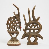 Two Bamana Tji Wara Headdresse