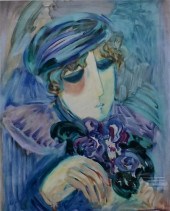 TWO BARBARA A WOOD (AMERICAN,