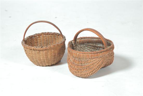 TWO BASKETS.  American  early