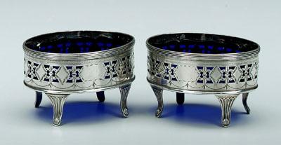 Two Bateman English silver open