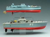 Two battery operated wooden PT