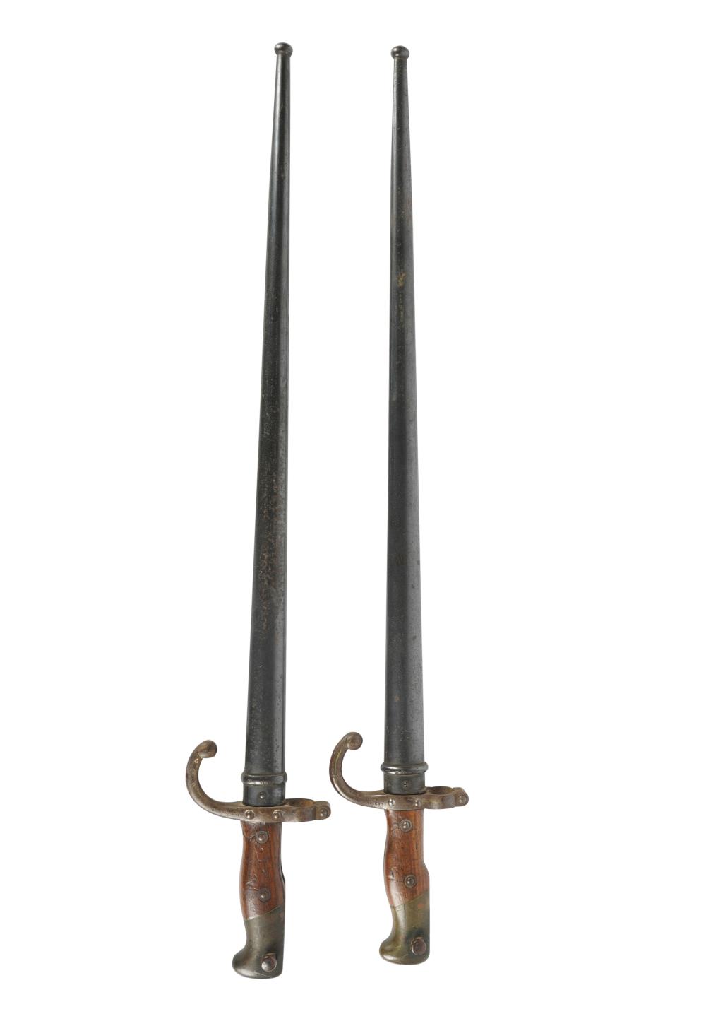 TWO BAYONETS19th century; each 25