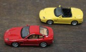 TWO BBR 1:43 SCALE MODEL FERRA