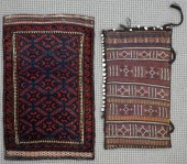 TWO BELOUCHISTAN BAGS, LARGER: