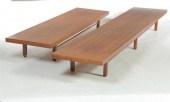 TWO BENCHES.  American  ca. 19