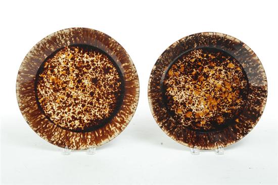 TWO BENNINGTON PIE PLATES.  Vermont