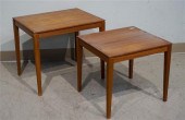 TWO BENT SILBERG DANISH TEAK T