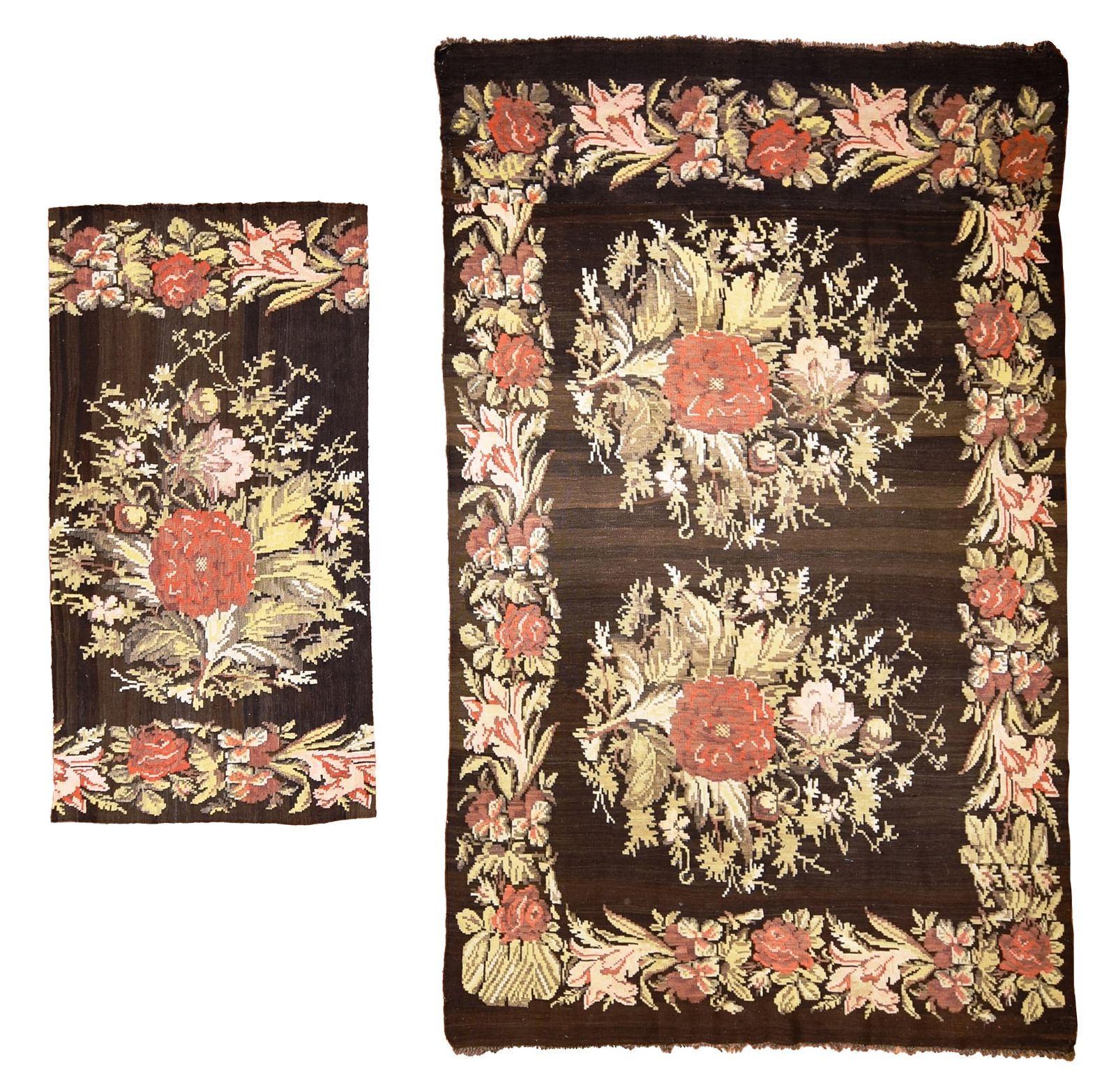 TWO BESSARABIAN RUGS, TURKEY, EARLY