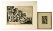 TWO BIBLICAL PRINTS BY DUTCH A