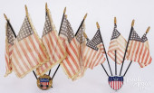 TWO BICYCLE AMERICAN FLAG HOLD