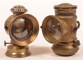 TWO BICYCLE LANTERNS.Two Bicyc