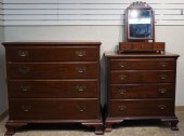 TWO BIGGS MAHOGANY CHEST OF DR