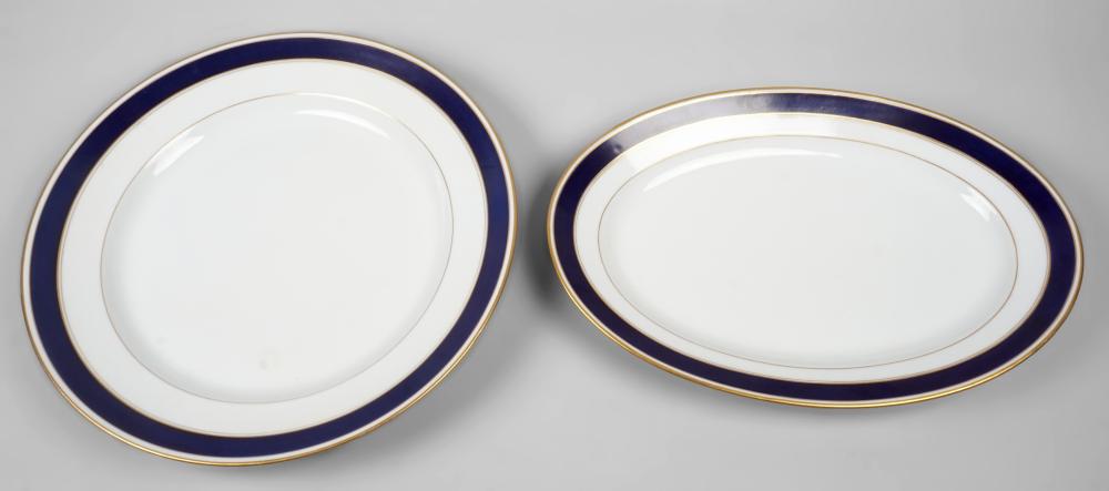 TWO BING & GRONDHAL PLATTERS