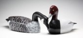 TWO BIRD CARVINGS BY DAVE FRIE