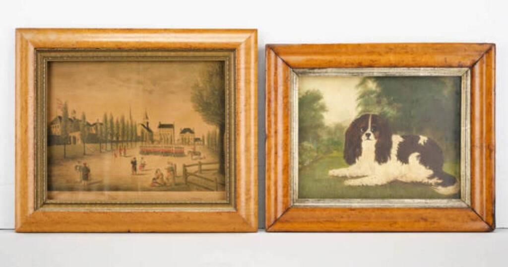 TWO BIRDSEYE FRAMESA lot of two