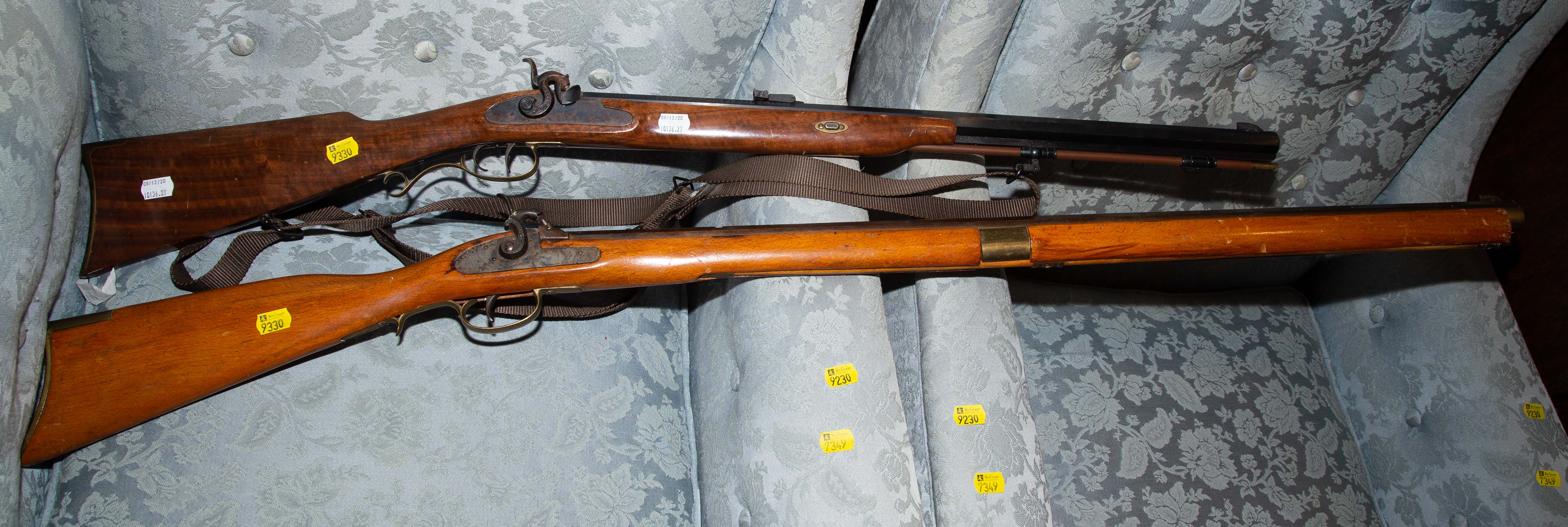 TWO BLACK POWDER RIFLES Including