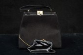 Two black vintage purses    19