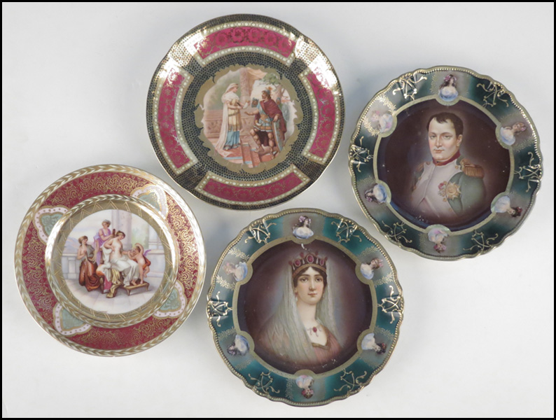 TWO BLENHEIM PORCELAIN PORTRAIT
