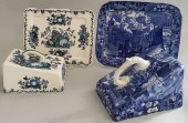 TWO BLUE AND WHITE ENGLISH WED