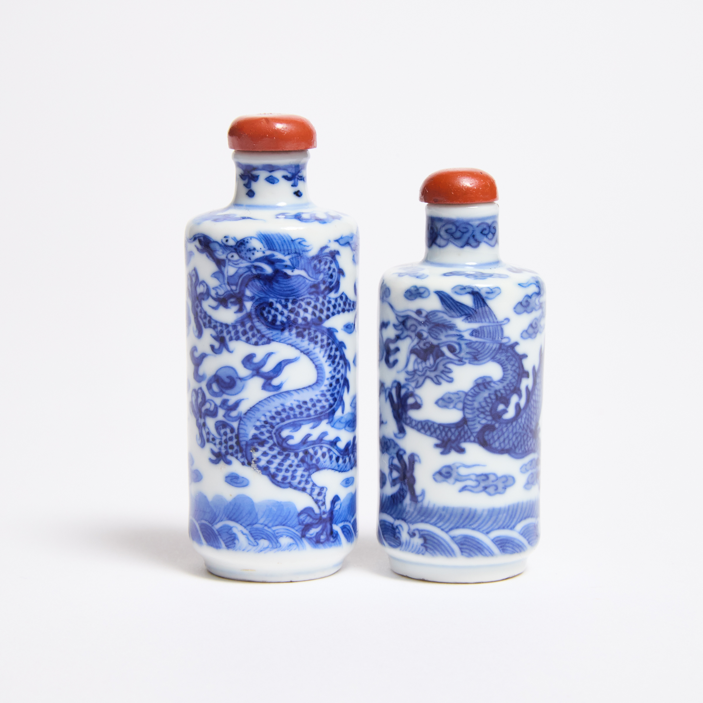 Two Blue and White Porcelain
