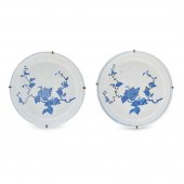 TWO BLUE AND WHITE WITH UNDERG