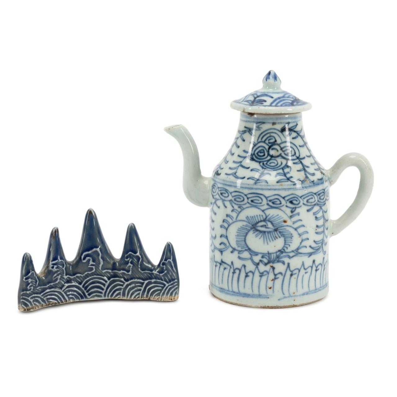 TWO BLUE & WHITE CHINESE