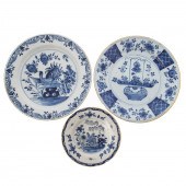 TWO BLUE/WHITE DELFTWARE CHARG