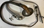 TWO BOA CONSTRICTOR HORNS, BRI