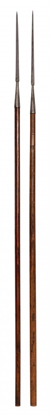 TWO BOARDING PIKES PROBABLY EN