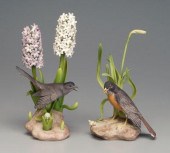 Two Boehm bird figurines: catb