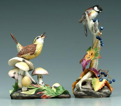 Two Boehm bird figurines: