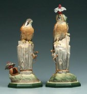 Two Boehm bird figurines: kest
