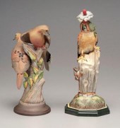 Two Boehm bird figurines: mour